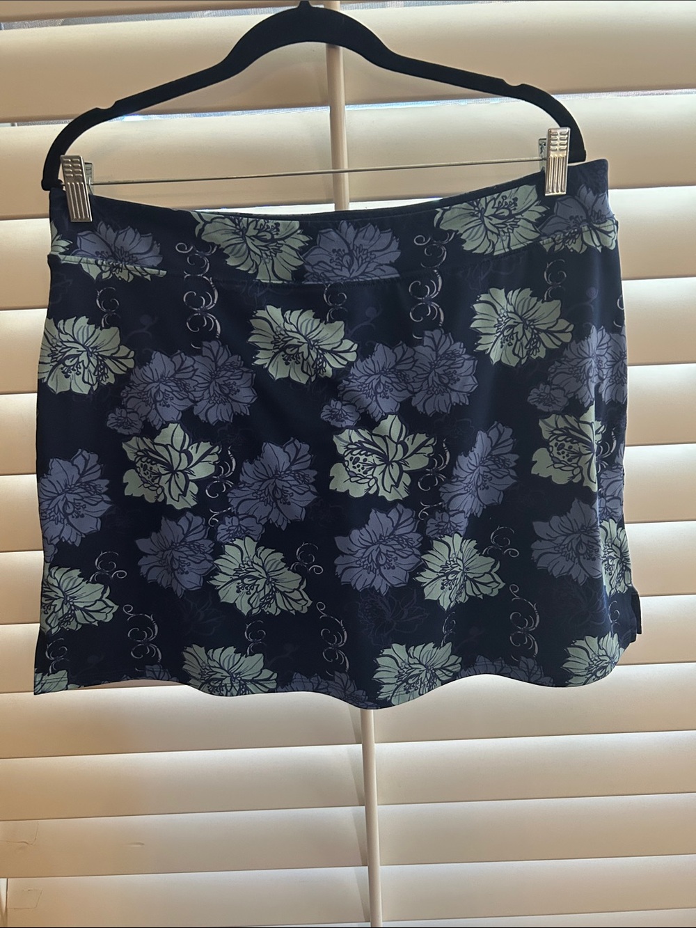 Tranquility by Colorado Clothing Navy Floral Mini Skirt